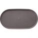 Kit 4 Travessas Oval Bambu Plástico 30x17cm Prato Bandeja Servir Petisco Lines Lyor