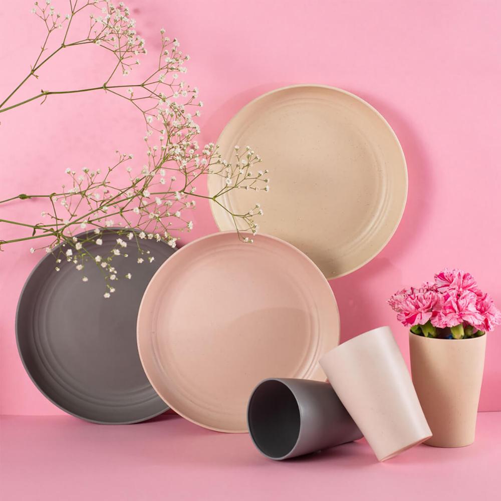 Kit 40 Bandejas para Restaurantes 27cm Casa de Eventos Bambu para Servir Porções Doces Salgados
