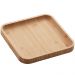 Kit 48 Bandejas para Eventos Servir Salgados em Festas Infantis Formaturas Pratos de Bambu Lyor