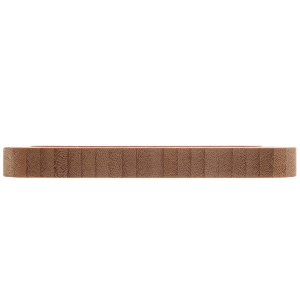 Kit 48 Bandejas para Eventos Servir Salgados em Festas Infantis Formaturas Pratos de Bambu Lyor