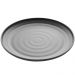 Kit 50 Pratos de Melamina para Restaurante Japonês 25,5cm Preto Fosco para Servir Sushi Sashimi