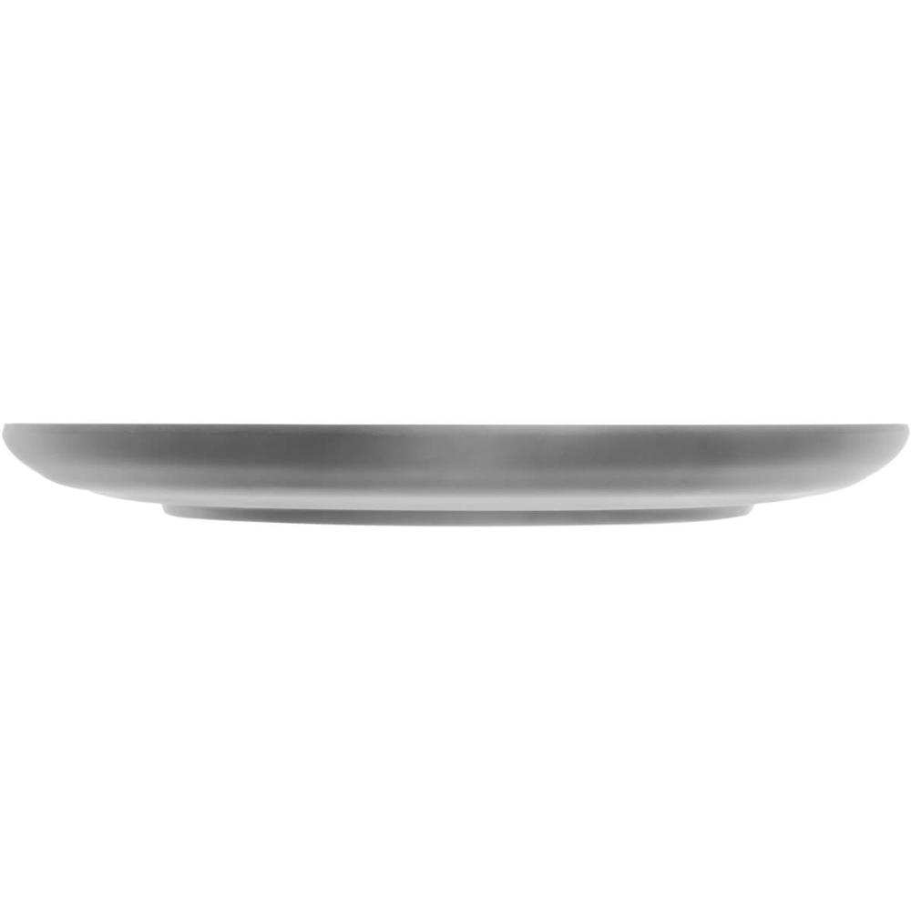 Kit 50 Pratos de Melamina para Restaurante Japonês 25,5cm Preto Fosco para Servir Sushi Sashimi