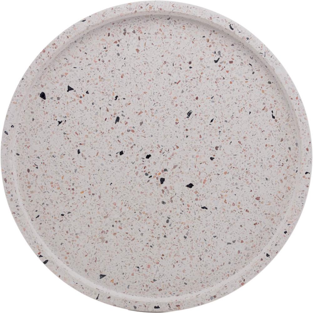 Kit 6 Bandejas 30cm Mármore Terrazzo Redondas Lyor Decorar Servir Restaurante