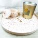 Kit 6 Bandejas 30cm Mármore Terrazzo Redondas Lyor Decorar Servir Restaurante