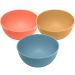 Kit 6 Bowls Bambu Plástico Stripes Lyor 500ml Coloridos 15x7