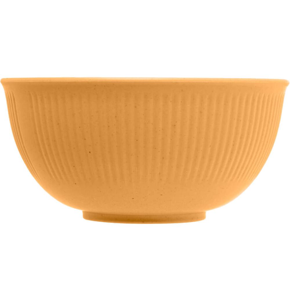 Kit 6 Bowls Bambu Plástico Stripes Lyor 500ml Coloridos 15x7