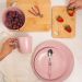 Kit 6 Bowls de Cerâmica Cumbuca 680ml Lyor 14,5x8,5cm Tigela Sopa Sobremesa Salada Rosa