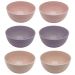 Kit 6 Cumbucas Bowl de Bambu Sortido 15x7cm Lyor Sobremesa C