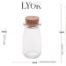 Kit 6 Mini Potes Tampa Rolha 100ml Vidro Lyor Lembrancinhas Porta Mantimentos Decorativo