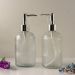 Kit 6 Porta Sabonetes Líquido de Vidro 380ml Porta Sabão Sortido Lyor Banheiro