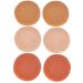 Kit 6 Pratos Rasos Orgânicos 26cm Lyor Colorido Mesa Posta S