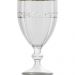 Kit 6 Taças Cristal 330ml Fio de Ouro Imperial Lyor Avulsa Servir Sucos Água Drinks Mesa Posta