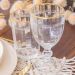 Kit 6 Taças Cristal 330ml Fio de Ouro Imperial Lyor Avulsa Servir Sucos Água Drinks Mesa Posta