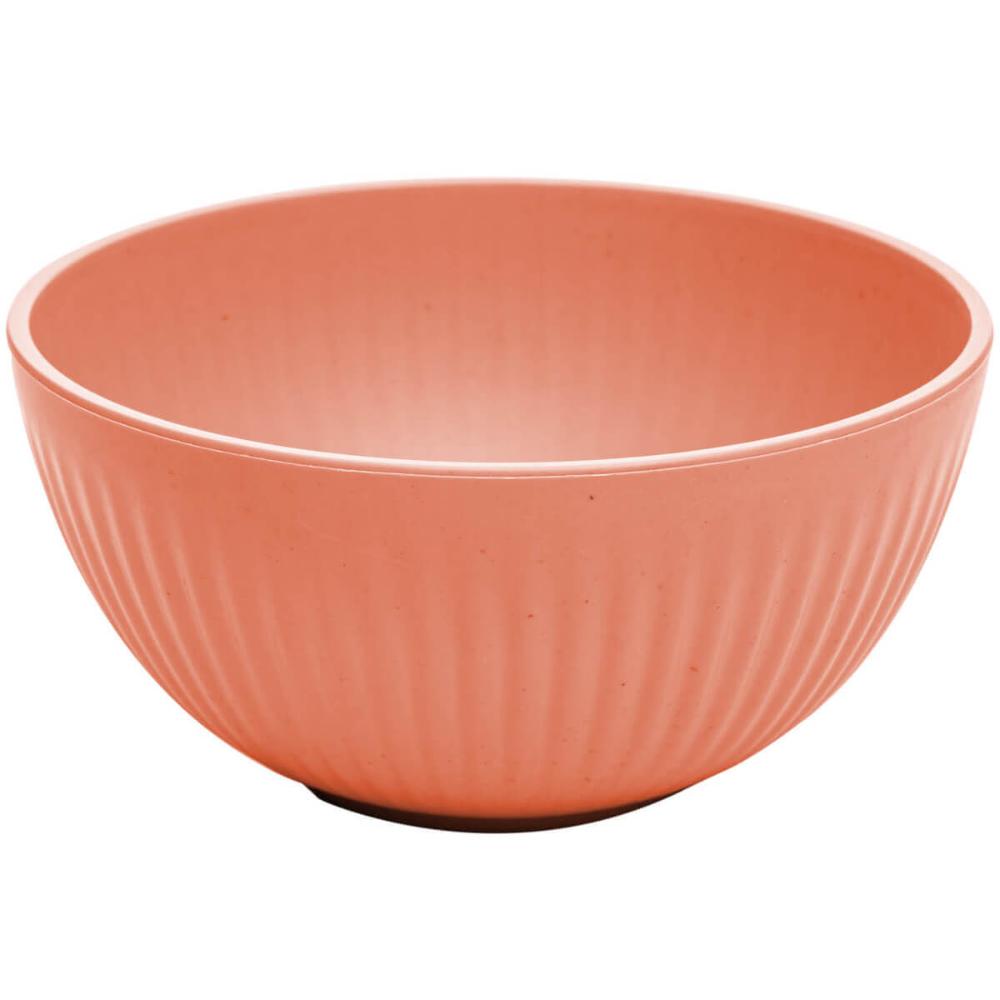 Kit 6 Tigelas Bowls Bambu Plástico Sortidos 12x6cm Stripes Lyor Cumbuca Sobremesa Frutas