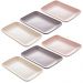 Kit 6 Travessas Bandejas para Servir 24x15cm Sortidas Petisco Sobremesa Sushi Lyor