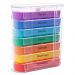 Kit 7 Porta Remédios Semanal Organizadores Comprimidos Plástico 13x11,5x4,5cm