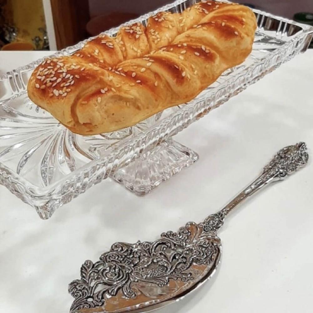 Kit 8 Boleiras de Cristal Travessa com Pé Bandeja de Servir