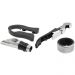 Kit Acessórios para Vinho 8 peças Lyor em Aço Inox Preto Pro