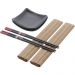 Kit Sushi 2 Pessoas Comida Japonesa 6 Peças Cerâmica e Bambu