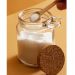 Kit de Pote de Vidro com Tampa de Rolha Colher Bambu 6 unidades Porta Temperos 240ml Lyor