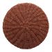 Lugar Americano Sousplat Lyor Marrom 38cm Mesa Rattan Plástico Trançado