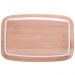 Manteigueira de Bambu com Tampa Plástica Lyor 19x12,5x6cm Po