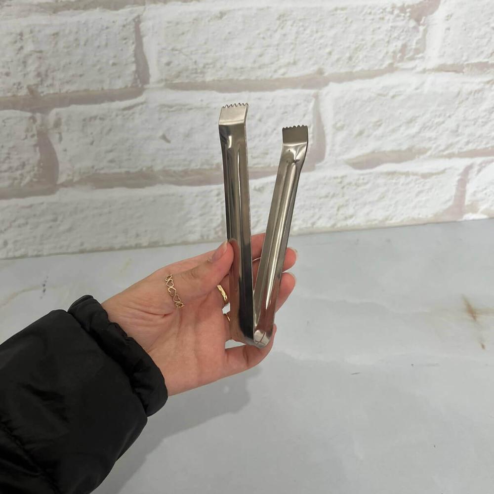 Mini Pegador de Gelo Aço Inox Lyor 14cm Multiuso para Frios