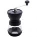 Moedor Manual de Café Inox Lyor Porta Pó Extra Vidro Removível 9,5cm Preto