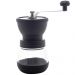 Moedor Manual de Café Inox Lyor Porta Pó Extra Vidro Removível 9,5cm Preto