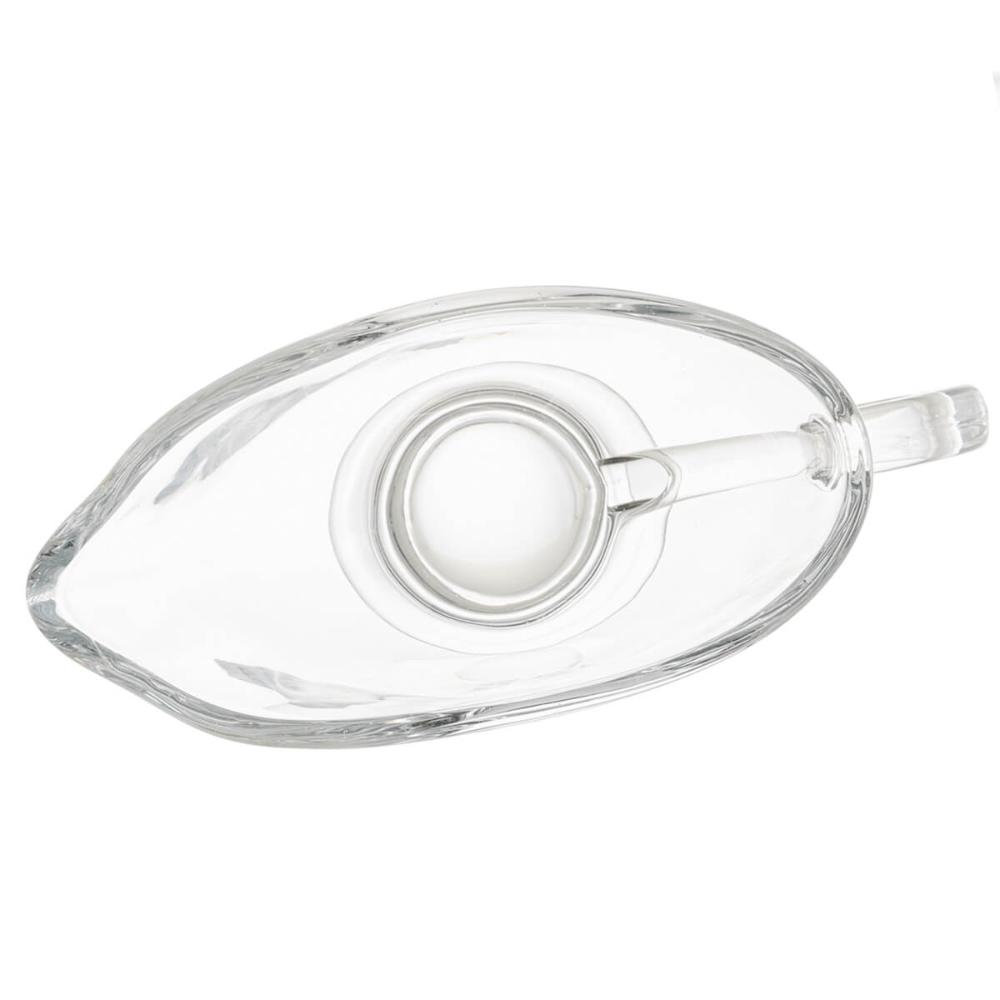 Molheira de Cristal Vidro Transparente 180ml para Servir com Alça Seul Lyor Molhos Coberturas Temperos