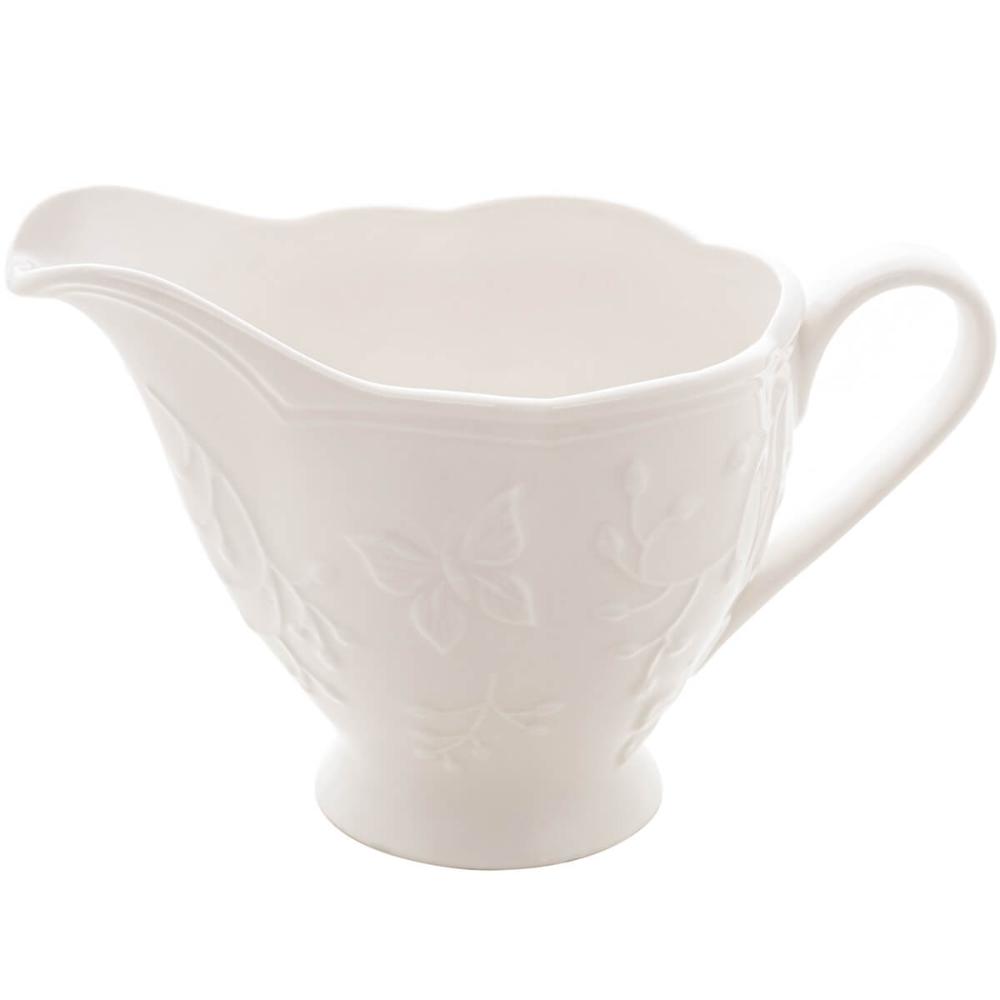 Molheira de Porcelana 200ml Lyor New Bone Butterfly Flowers