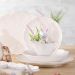 Molheira de Porcelana 200ml Lyor New Bone Butterfly Flowers