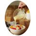 Molheira de Vidro Cristal Imperial para Servir Molhos 200ml Coberturas Azeite Mesa Posta Lyor