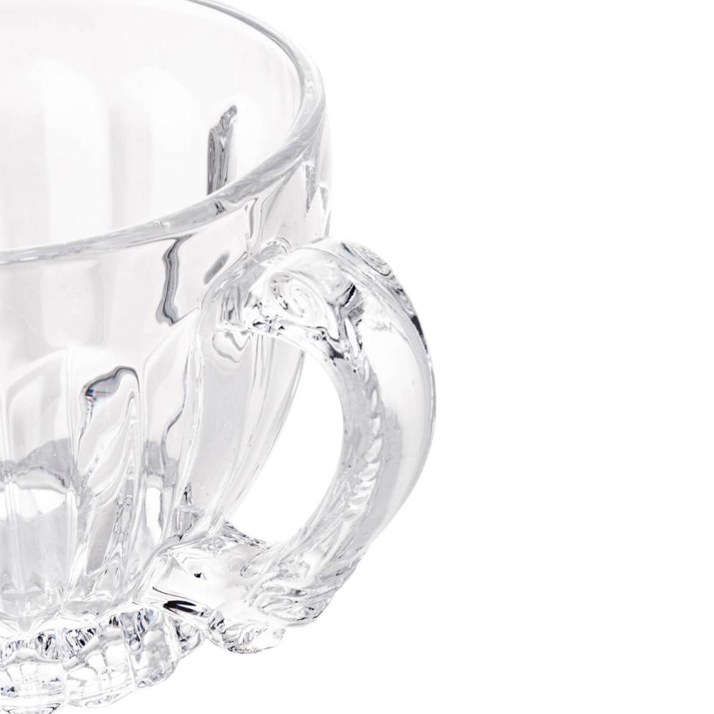 Molheira de Vidro Cristal Imperial para Servir Molhos 200ml Coberturas Azeite Mesa Posta Lyor