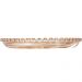 Petisqueira Coração Lyor Cristal Âmbar Metalizado 24cm Prato