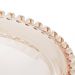 Petisqueira Coração Lyor Cristal Âmbar Metalizado 24cm Prato