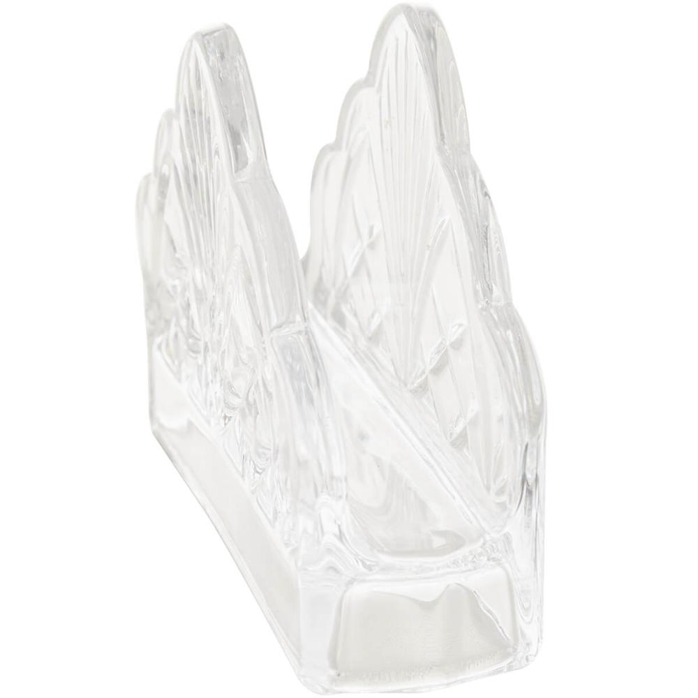 Porta Guardanapos Cristal Dublin 12,5cm Lyor Suporte para Papel de Mesa