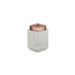 Porta Mantimento de Vidro Gloss Rosé Gold 1,7 L