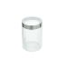 Porta Mantimento de Vidro Sydney Incolor e Prateado 1,2 L