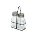 Porta Temperos Dupla Incolor e Preto 70 ml
