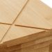 Pote Saleiro Bambu Lyor com Tampa para Cozinha 13x13x7cm Quadrado