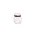 Pote de Vidro Class Incolor e Rosé Gold 1,2 L