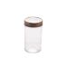 Pote de Vidro Class Incolor e Rosé Gold 500 ml
