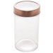 Pote de Vidro Rosé 500ml Lyor com Tampa Acrílica Gastro Mant