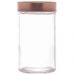 Pote de Vidro Rosé 500ml Lyor com Tampa Acrílica Gastro Mant