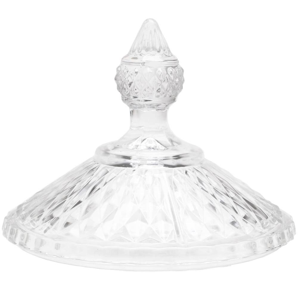 Potiche de Cristal com Pé Bico de Jaca Perseu Lyor Bombonier