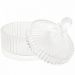 Potiche de Cristal com Tampa Carrosel Lyor 6,5x9cm Bomboniere Decorativo Lembrancinha