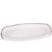 Prato Decorativo de Cristal Leaf 39x14x3cm Lyor Travessa Bandeja de Aparador
