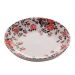 Prato Fundo Garden Rosa e Branco 18 cm