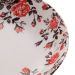 Prato Fundo Garden Rosa e Branco 18 cm
